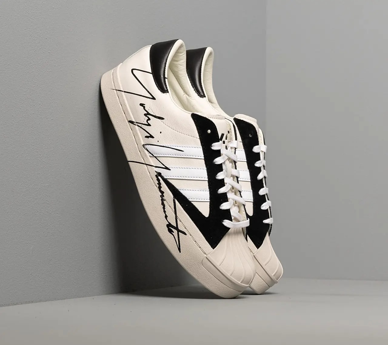 Giày Adidas Y-3 Yohji Pro Superstar Skate Low 'White' EH2267 — ảnh 3
