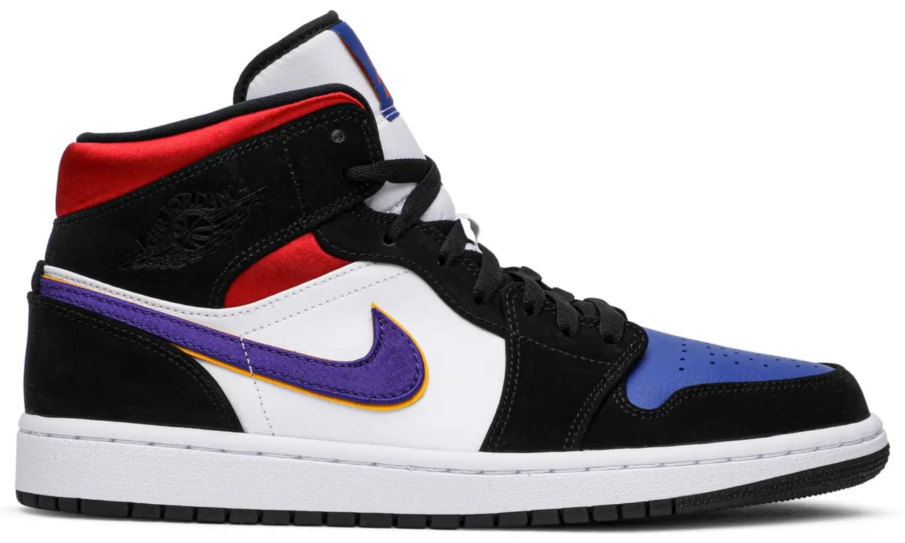 Giày Nike Air Jordan 1 Mid 'Lakers Top 3' 852542-005 — kich-thuoc: 40.5