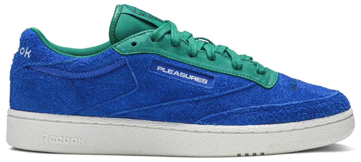 Giày Reebok Pleasures x Club C 'Vital Blue' DV9908 — kich-thuoc: 36