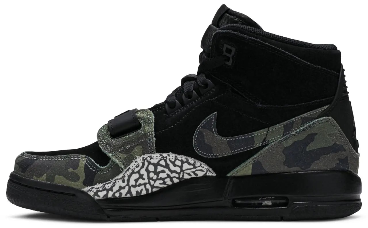 Giày Nike Jordan Legacy 312 GS 'Black Camo Green' AT4040-003 — ảnh 2