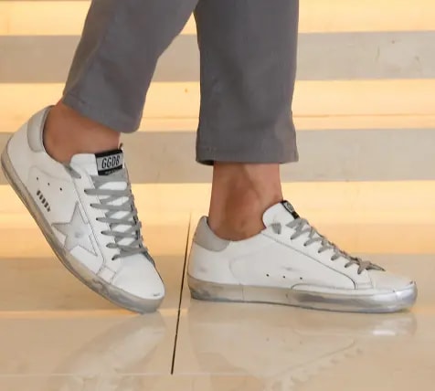 Giày Golden Goose Super Star White GMF00101-F000314-80185 — ảnh 2