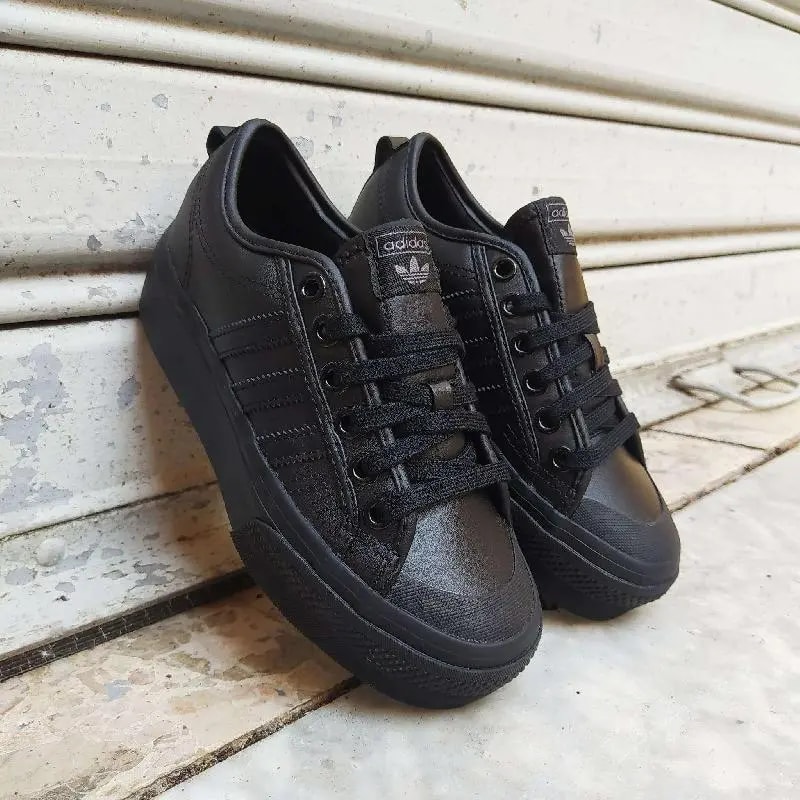 Giày Adidas Wmns Nizza Platform 'Triple Black' FW0266 — ảnh 5