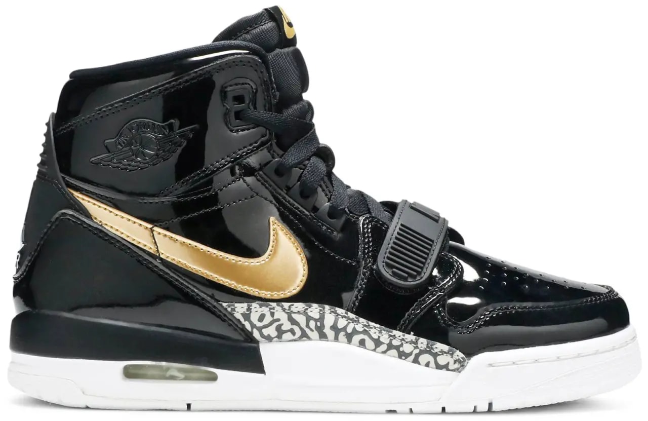 Giày Nike Jordan Legacy 312 GS 'Black Metallic Gold' AT4040-007 — kich-thuoc: lien-he-order