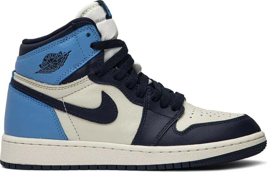 Giày Nike Air Jordan 1 Retro High GS 'Obsidian UNC' 575441-140 — tieu-de: 36