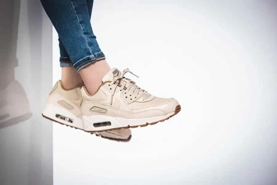 Giày Nike Air Max 90 Premium 'Oatmeal Sail Khaki' 443817-105 — ảnh 4