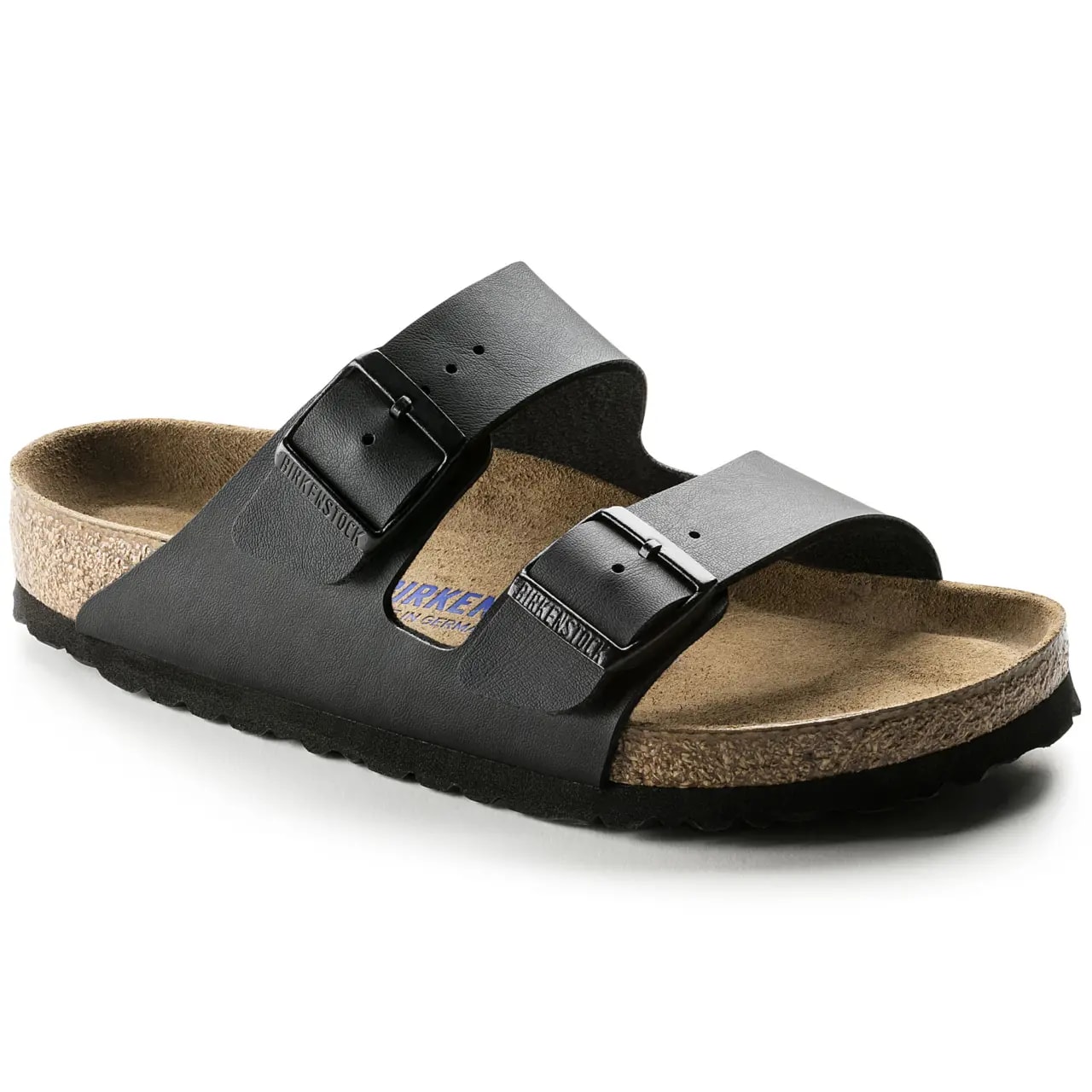 Dép Birkenstock Arizona Soft Footbed Birko Flor 'Black' 551253 — ảnh 5