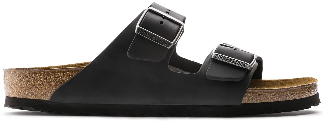 Dép Birkenstock Arizona Oiled Leather 'Black' 552113 — kich-thuoc: 40