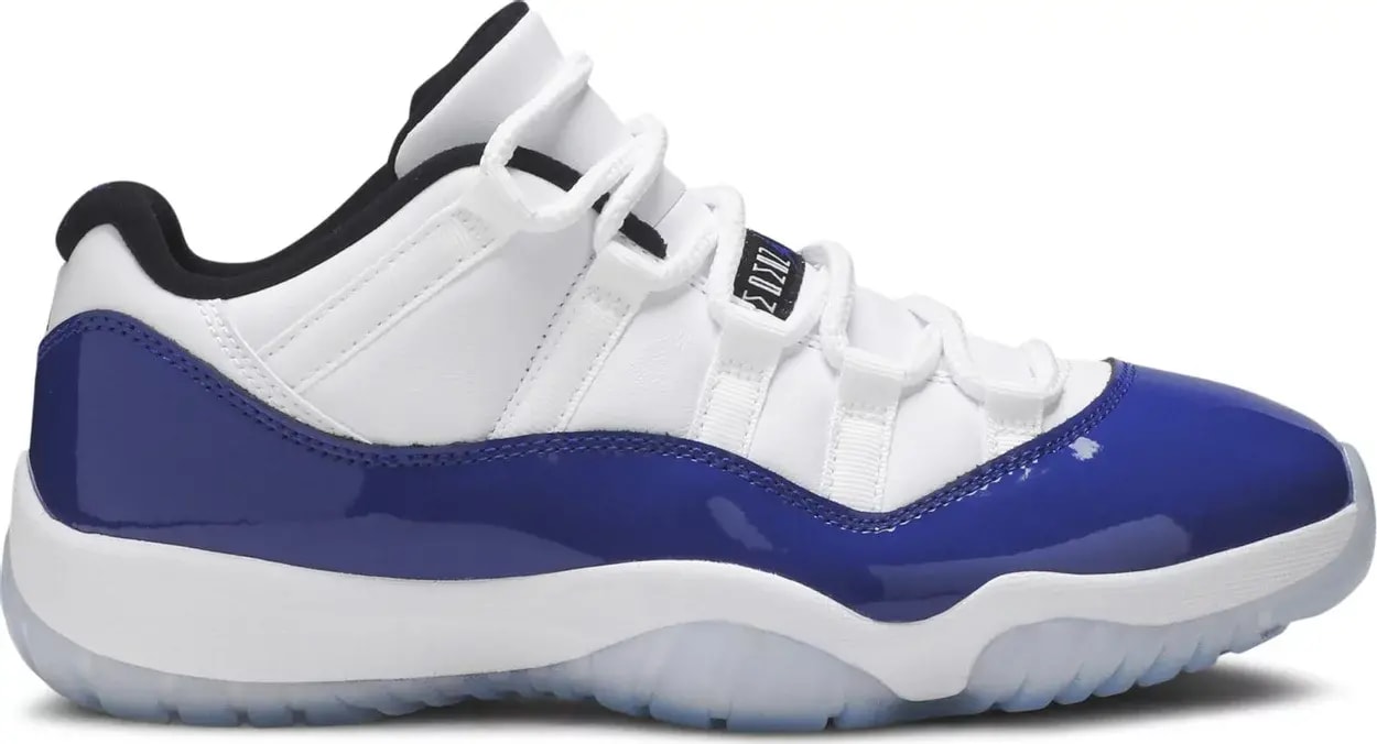 Giày Nike Air Jordan 11 Retro Low White Concord AH7860-100 — kich-thuoc: 36
