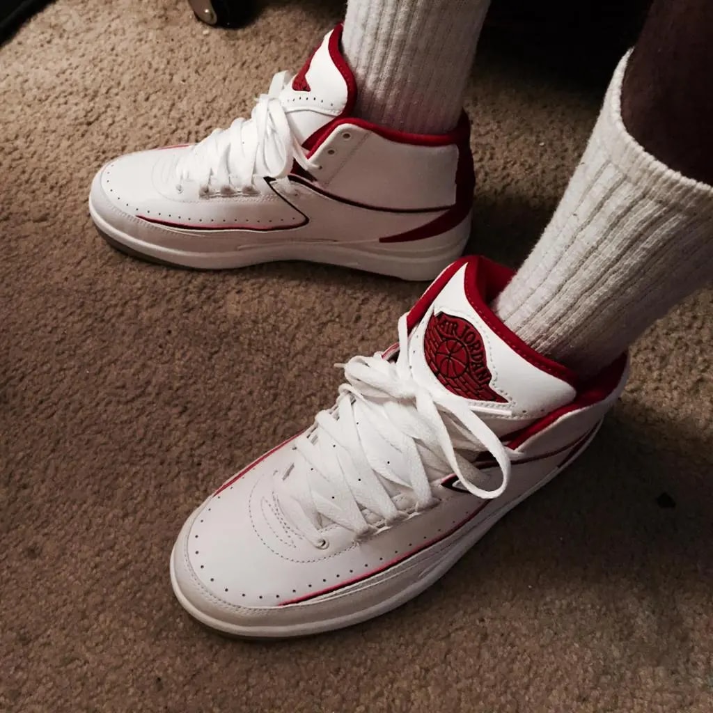 Giày Nike Air Jordan 2 Retro 'Chicago Home' 385475-102 — ảnh 5