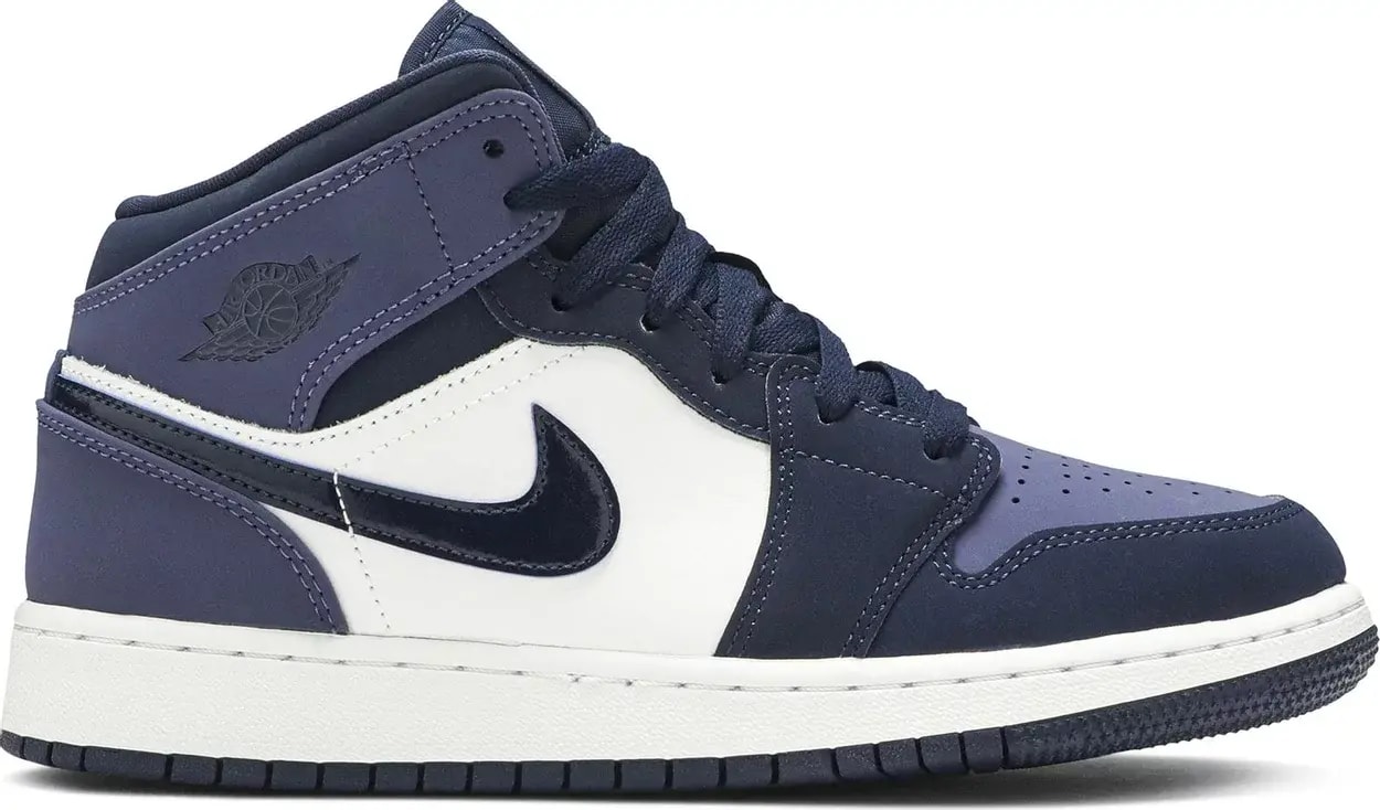 Giày Nike Air Jordan 1 Mid GS 'Sanded Purple' 554725-445 — kich-thuoc: 36.5