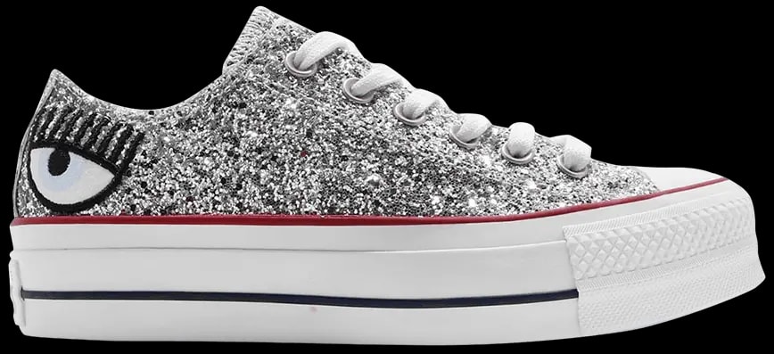 Giày Converse Chiara Ferragni 'Silver Red' 563833C — kich-thuoc: 39.5