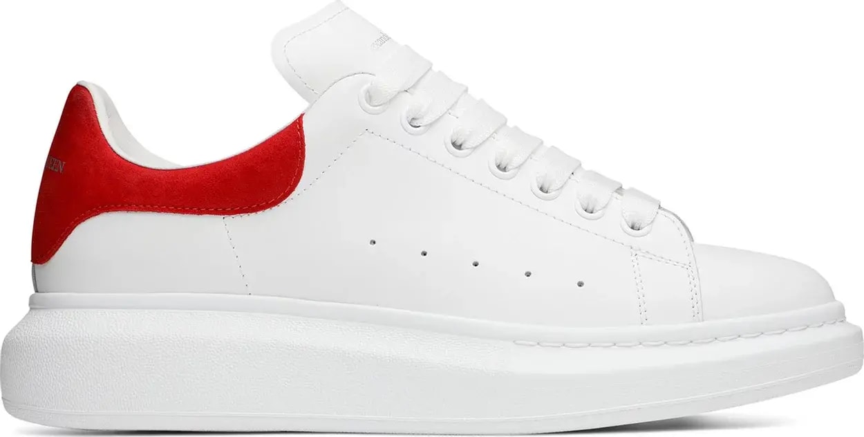 Giày Alexander McQueen Oversized Sneaker 'White Lust Red' 553680-WHGP7-9676 — kich-thuoc: 37
