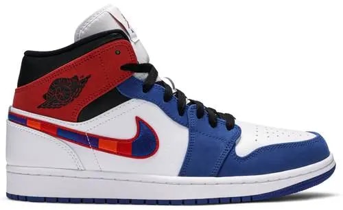 Giày Nike Air Jordan 1 Mid 'Multicolor Swoosh' 852542-146 — kich-thuoc: 41