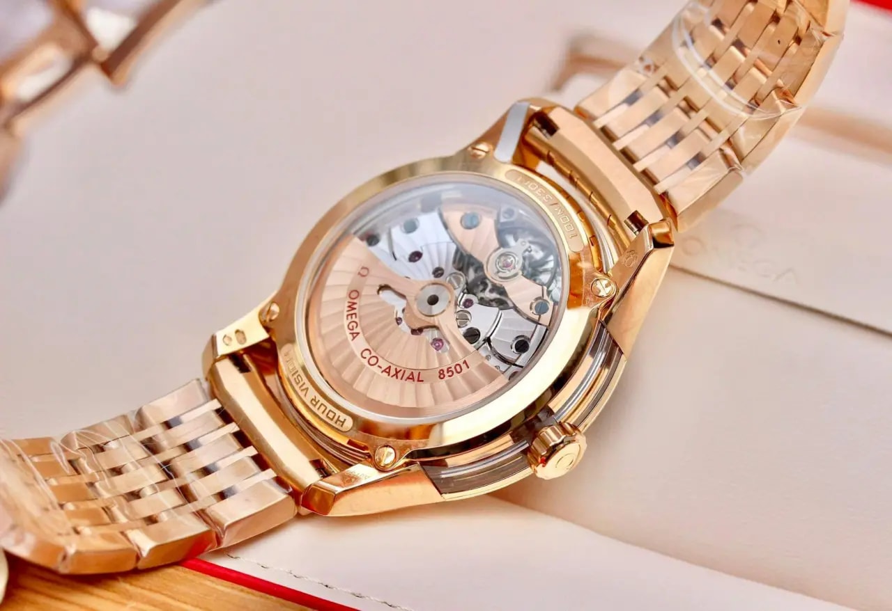 Đồng Hồ Omega DeVille Hour Vision 'Silver Gold' 431-60-41-21-02-001 — ảnh 2
