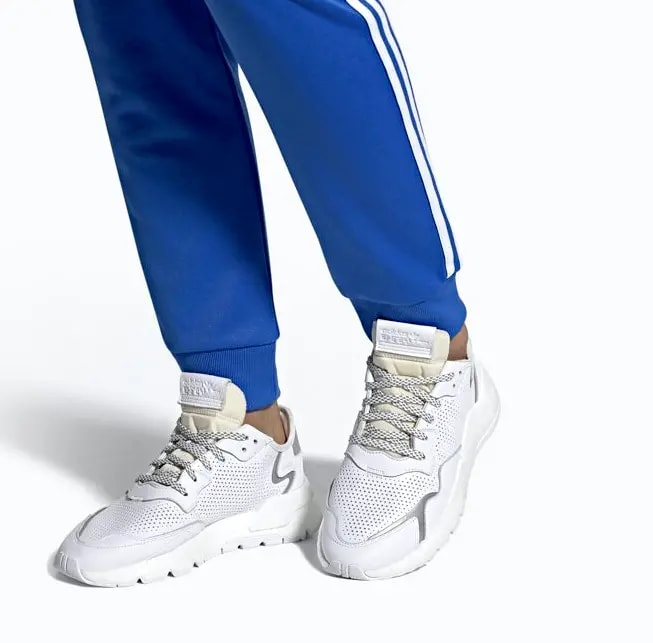 Giày Adidas Originals Nite Jogger Boost Running Trainers Shoes White EF5401 — ảnh 4