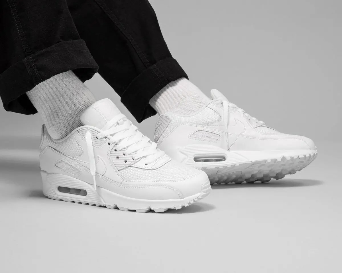 Giày Nike Air Max 90 Recraft 'Triple White' CN8490-100 — ảnh 4
