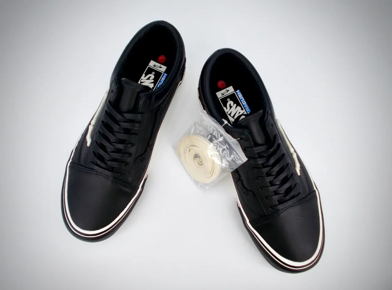 Giày Vans Old Skool VLT LX Blends Bones 'Black' VN0A4BVFA17 — ảnh 5
