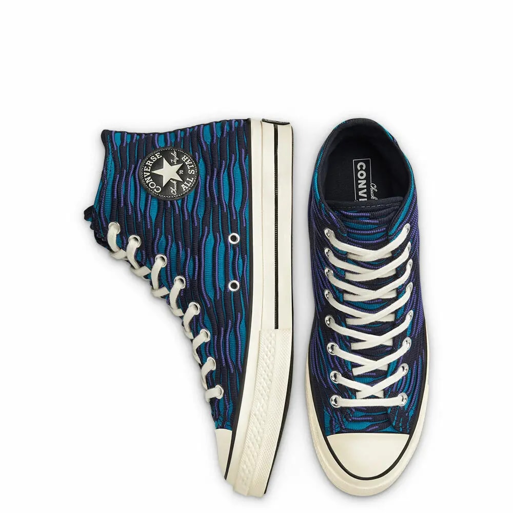 Giày Converse Chuck 70 High 'Vibrant Knit Ocean Depths' 168757C — ảnh 2