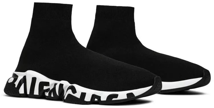 Giày Balenciaga Wmns Speed Trainer 'Black White'  605942 W05GE 1015 — ảnh 2