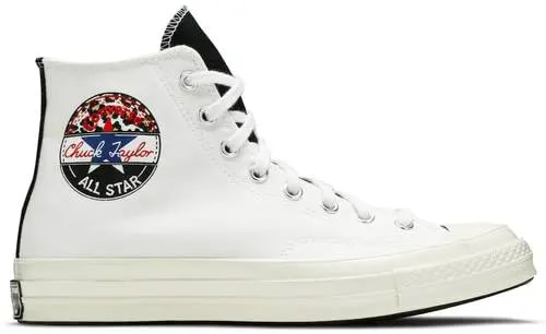 Giày Converse Chuck 70 Hi 'Logo Play White Rush Blue' 166747C — kich-thuoc: 41.5