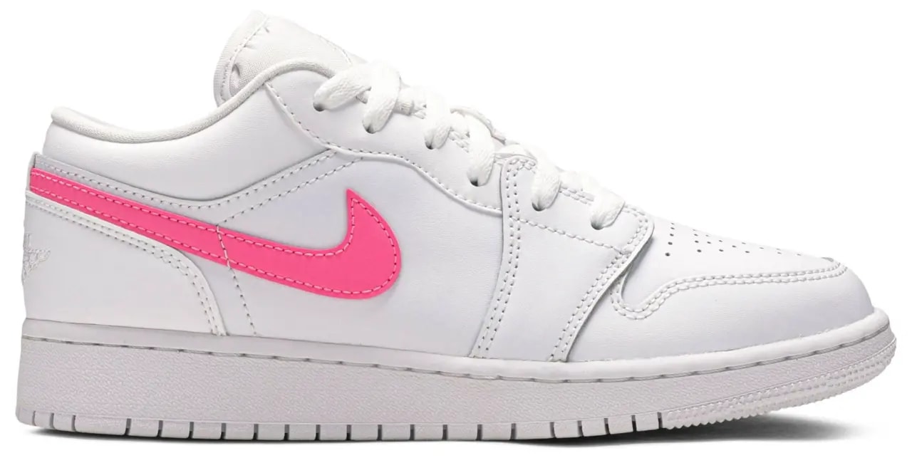 Giày Nike Air Jordan 1 Low GS 'White Neon' CW7035-100 — kich-thuoc: 36