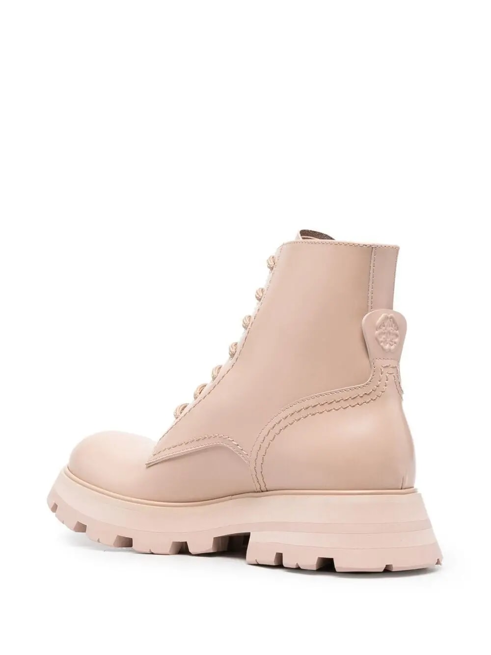 Giày Alexander McQueen Wmns Beige Leather Ankle Boots 657569-WHZ80-6832 — ảnh 3
