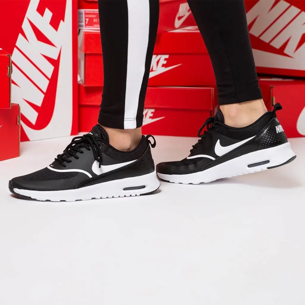 Giày Nike Wmns Air Max Thea 'Black White' 599409-028 — ảnh 2