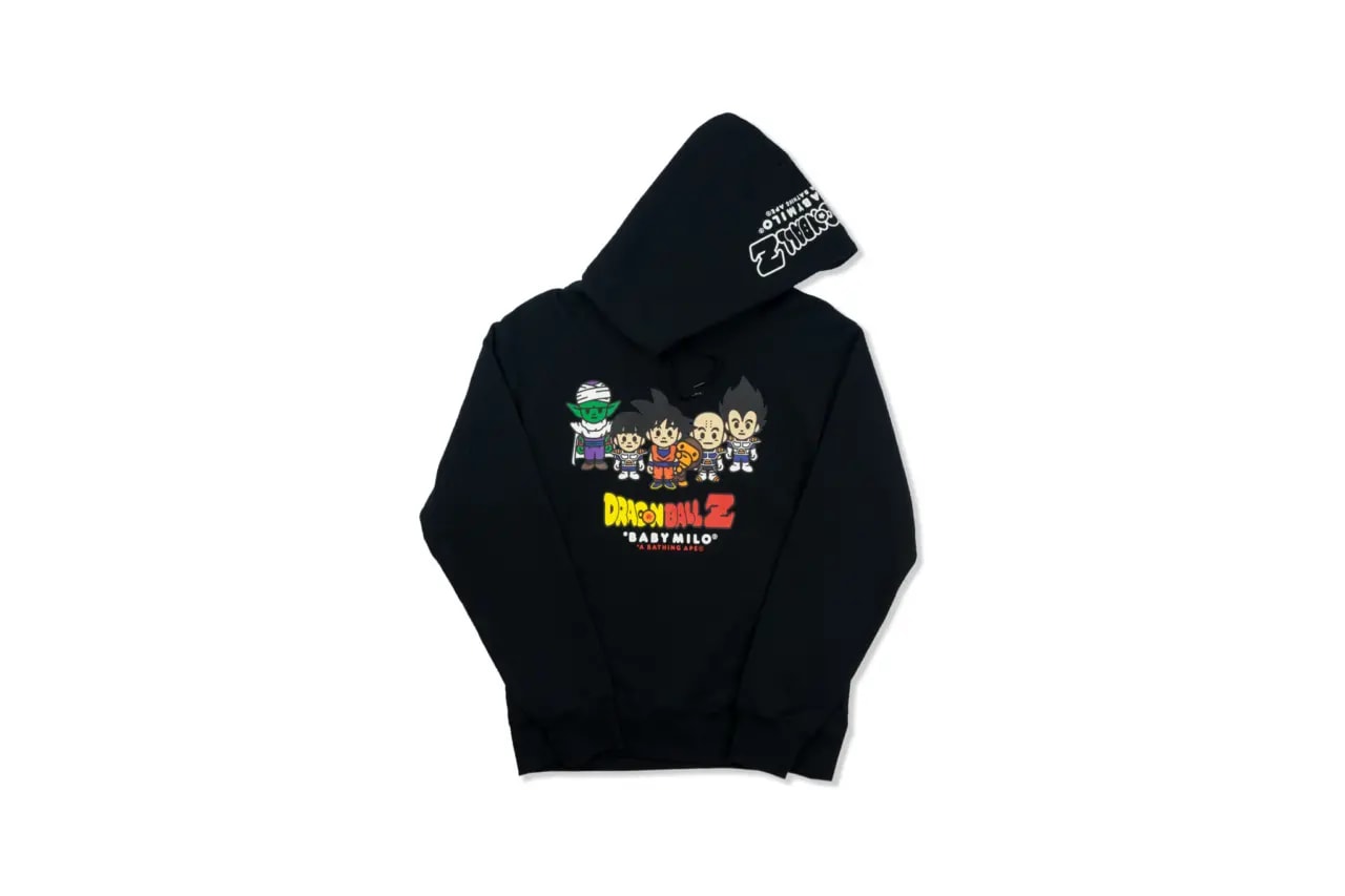 Áo Bape Dragonballz x Baby Milo Hoodie Black BA-XDBZPHBK — ảnh 2