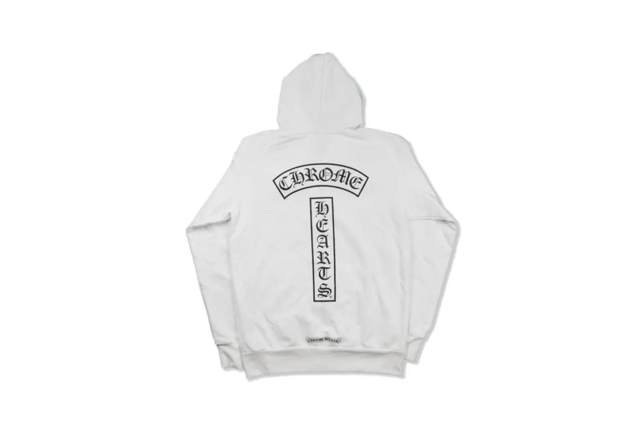 Áo Chrome Hearts Dagger Cross White Hoodie CH428 — ảnh 2