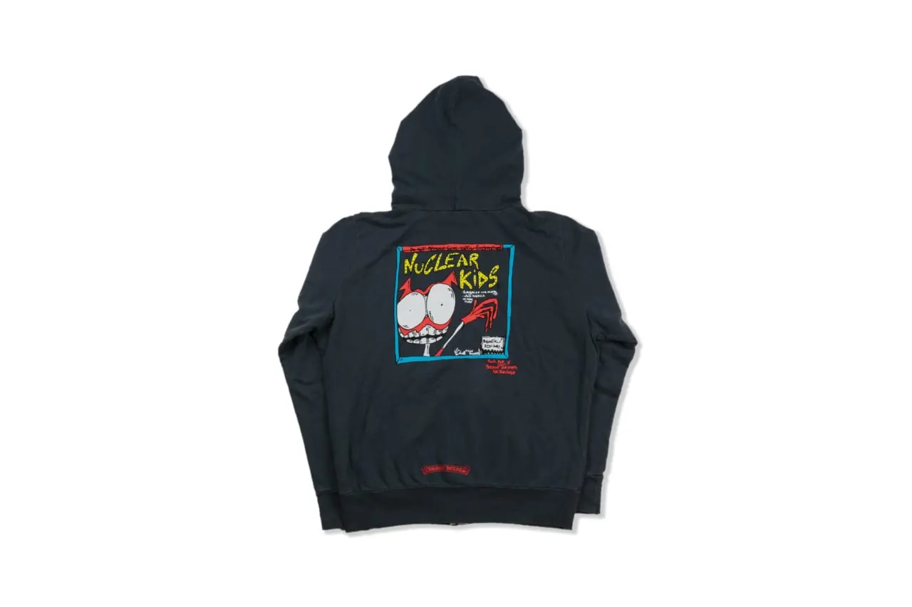 Áo Chrome Hearts Dagger Nuclear Kid Grey Hoodie CH434 — ảnh 2