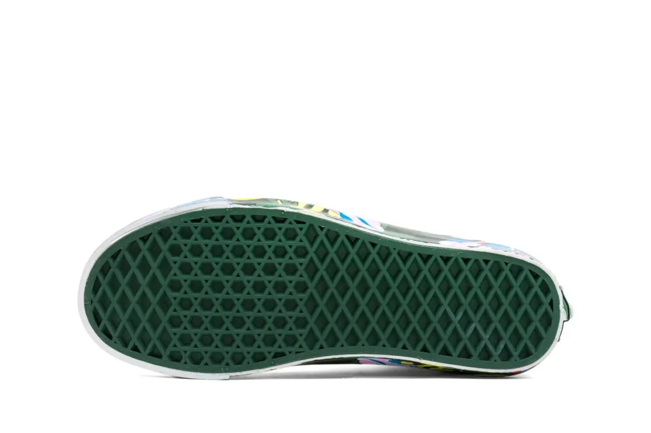 Giày Kenzo x Vans OG Old Skool LX "Floral Green" VN0A4P3X02H — ảnh 3