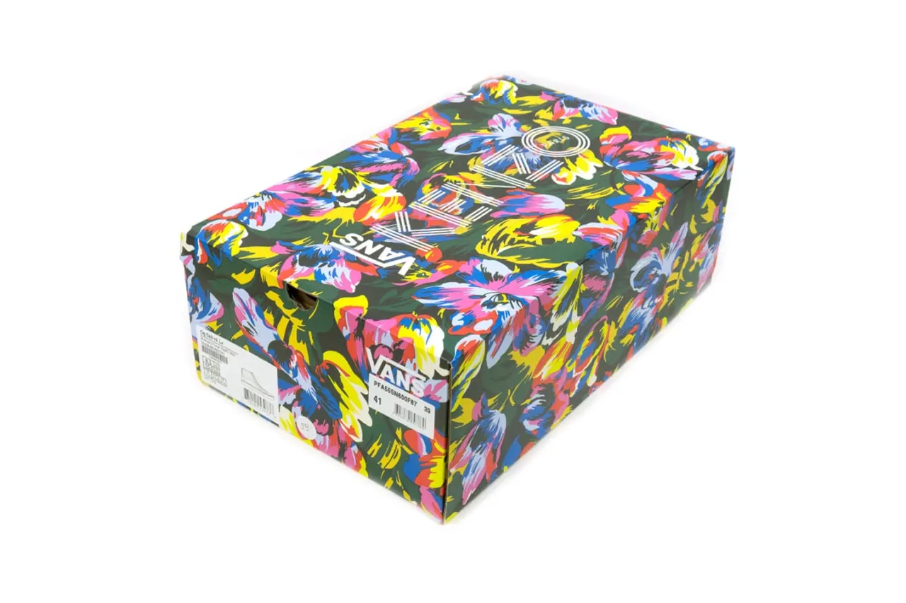 Giày Kenzo x Vans OG Old Skool LX "Floral Yellow" VN0A4P3X01H — ảnh 5