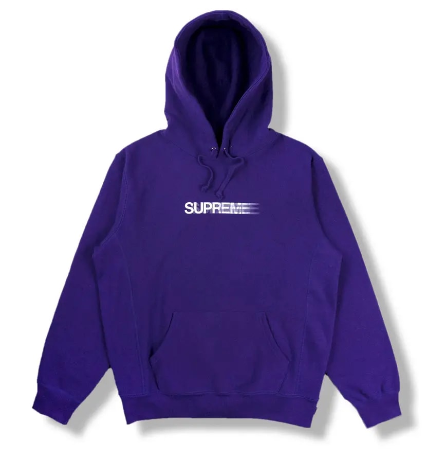 Áo Supreme Motion Logo Hoodie Purple SUP0572 — kich-thuoc: M