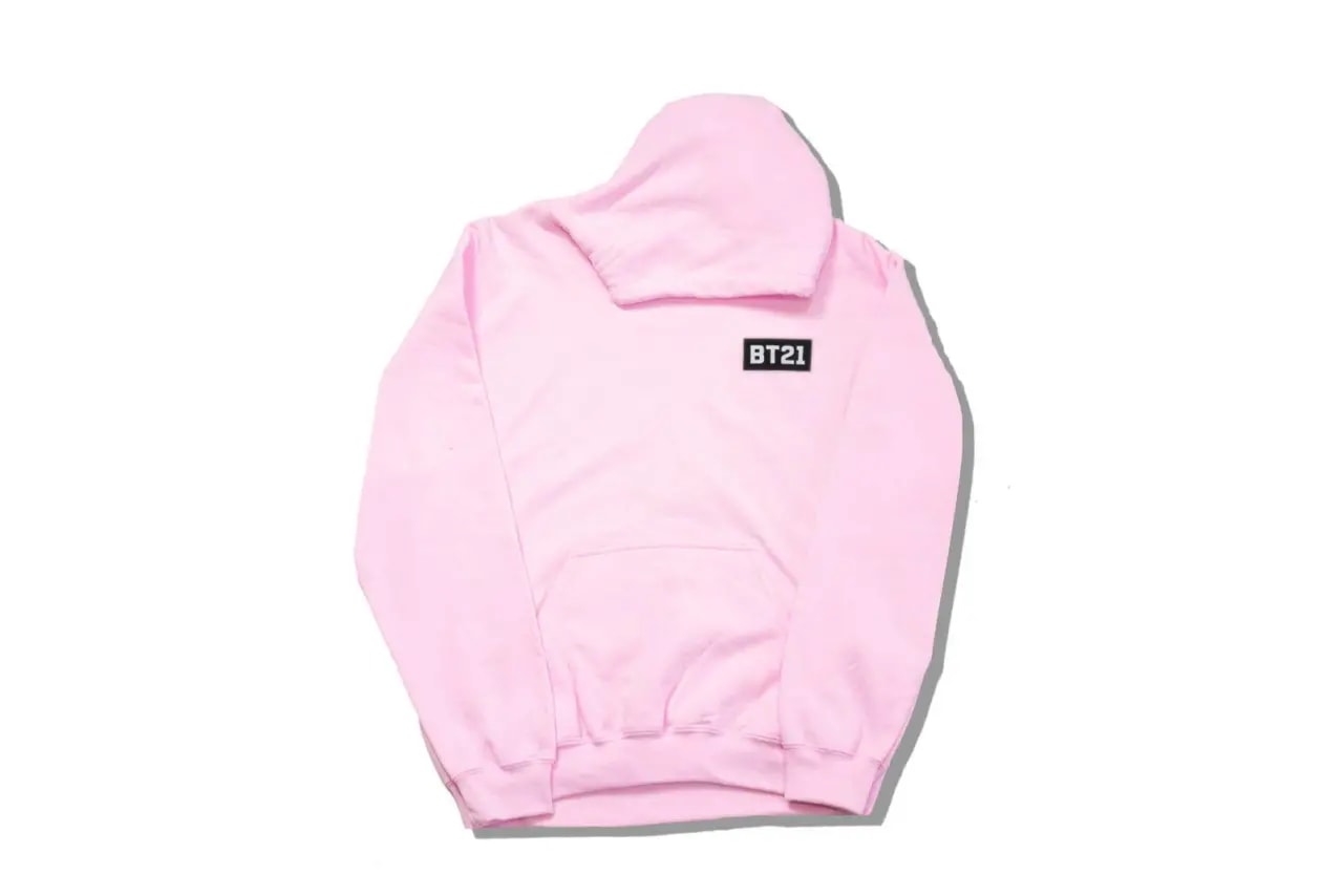Áo Anti Social Social Club x BT21 Peekaboo Pink Hoodie ASSC182 — ảnh 2