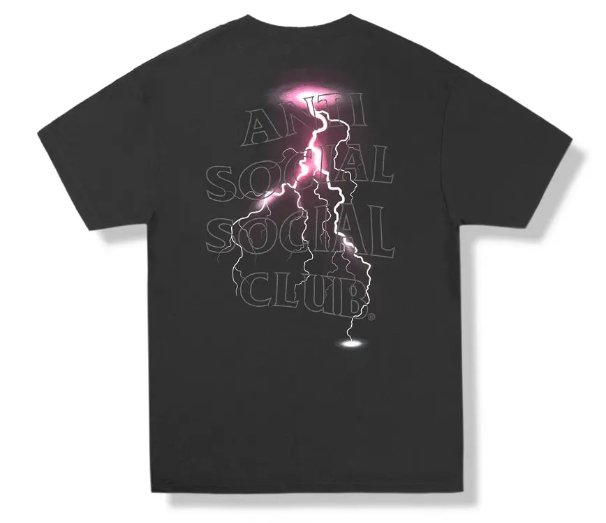 Áo Anti Social Social Club Save Your Tears Thunder Tee Black — ảnh 2