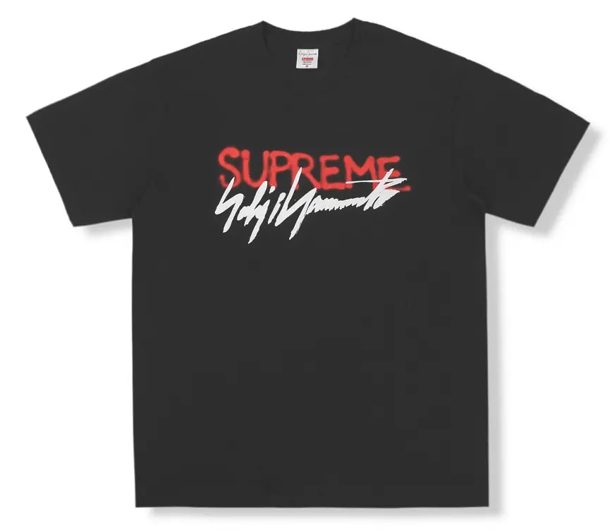 Áo Supreme Yohji Yamamoto Logo Tee Black SUP-YOYLTBK — kich-thuoc: L