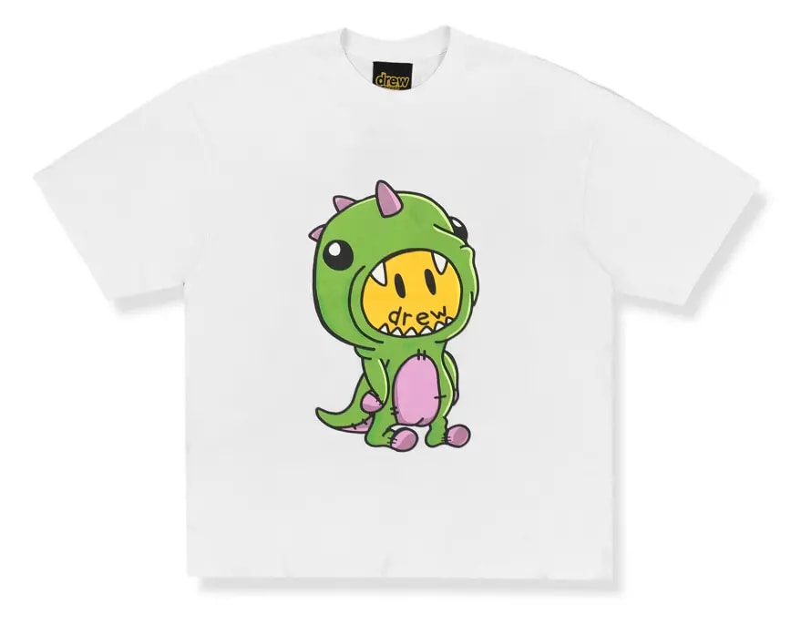 Áo Drew House Dinodrew SS White Tee — kich-thuoc: M