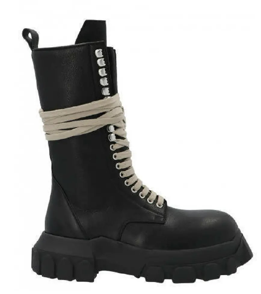 Giày Rick Owens Laceup Bozo Tractor RP21S3883LDE — kich-thuoc: 36.5