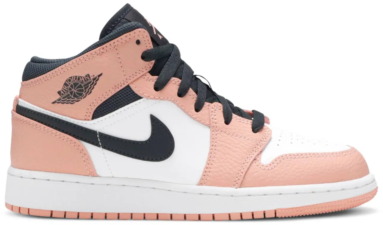 Giày Nike Air Jordan 1 Mid GS 'Pink Quartz' 555112-603 — kich-thuoc: lien-he-order
