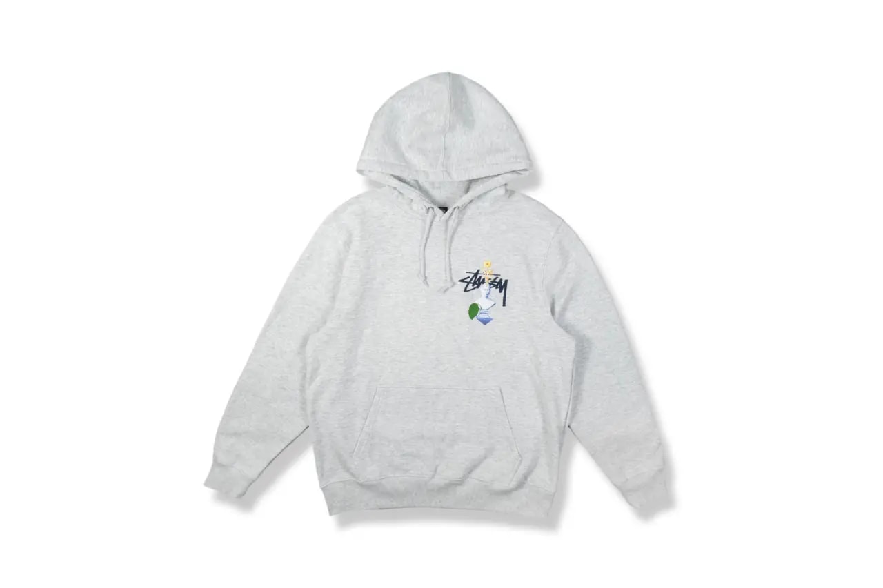 Áo Stussy Spychedelic Hood Ash Heather 32916952252512 — ảnh 2