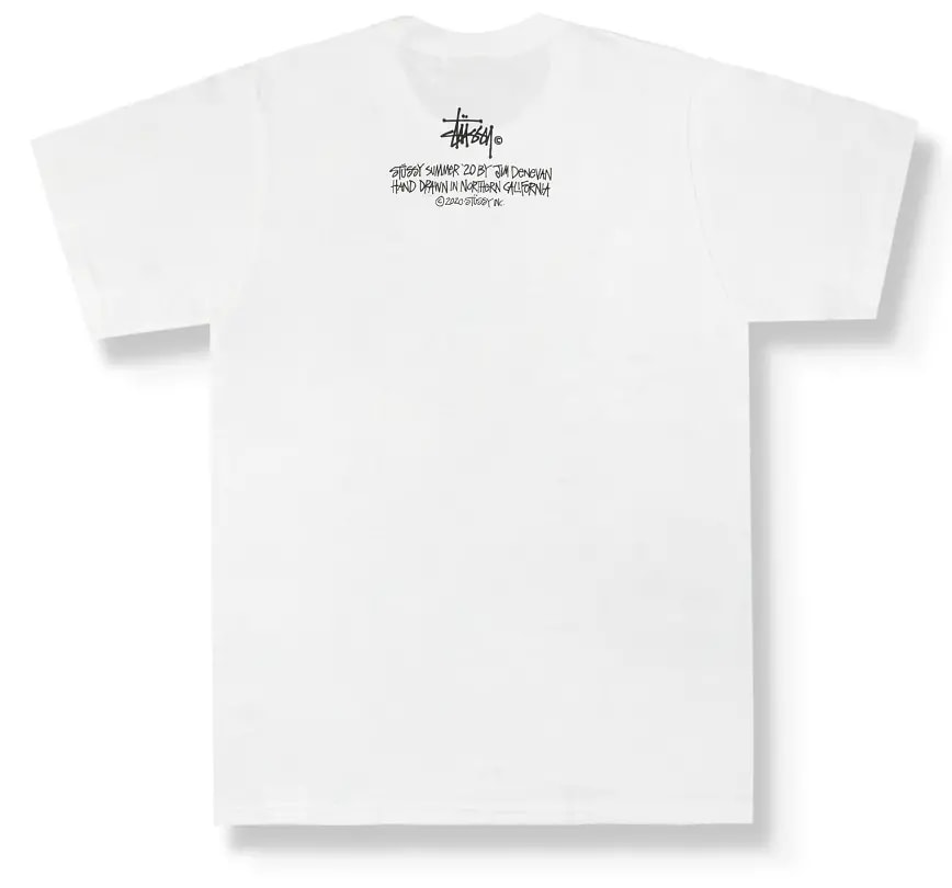 Áo Stussy Here Today Gone Tomorrow Tee White — ảnh 2