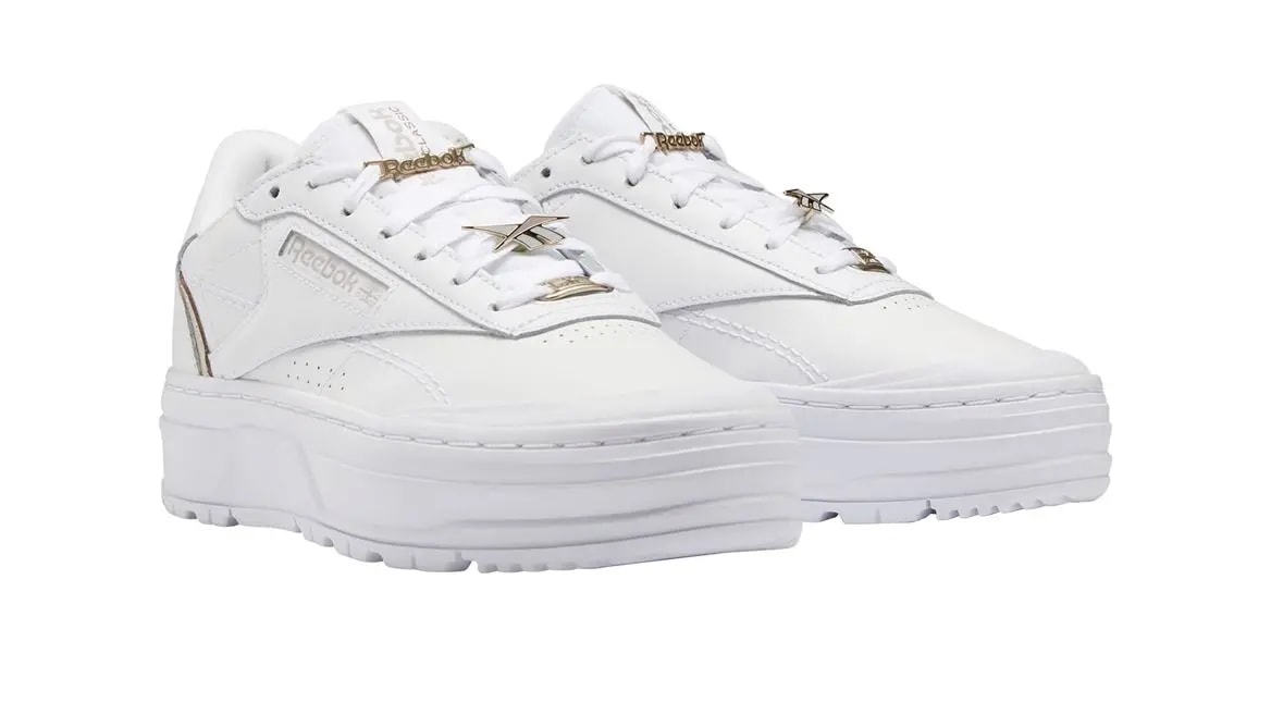 Giày Reebok Club C Double Geo 'White Moonstone' GX8766 — ảnh 4