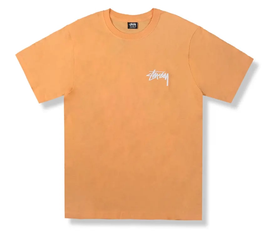 Áo Stussy Peace Sign Tee Orange — kich-thuoc: M