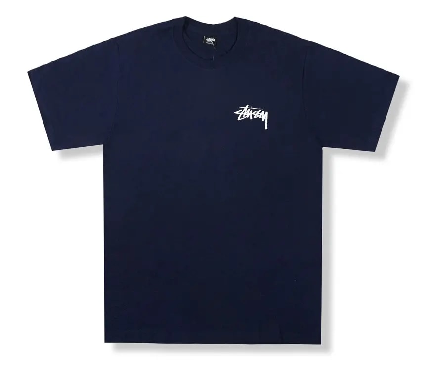 Áo Stussy Peace Sign Tee Navy — kich-thuoc: XL