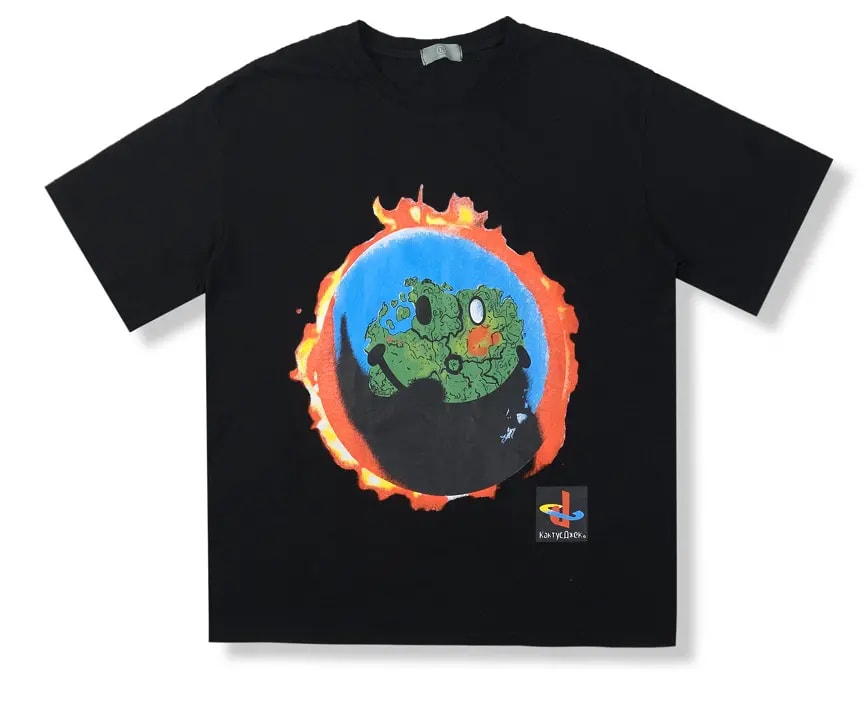 Áo Travis Scott x Playstaion World Black Tee — kich-thuoc: lien-he-order