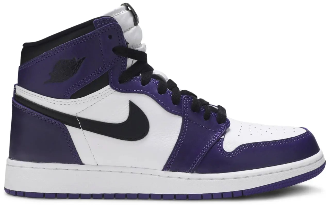 Giày Nike Air Jordan 1 Retro High Court 'Purple White 2.0' (GS) 575441-500 — tieu-de: 36-5