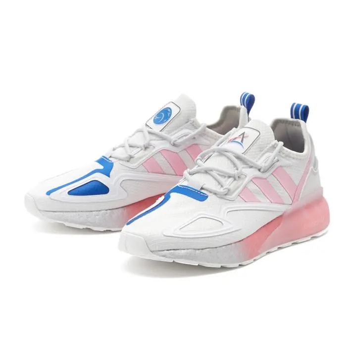 Giày Adidas Wmns ZX 2K Boost White True Pink FZ3900 — ảnh 2