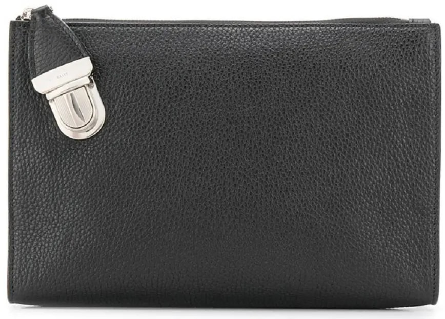 Túi Bally Men's Stein 'Black Leather' 6207773 — kich-thuoc: lien-he-order