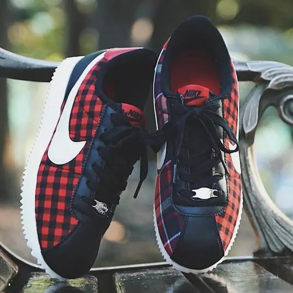 Giày Nike Cortez Basic TXT SE GS 'Plaid' AA3498-003 — ảnh 3