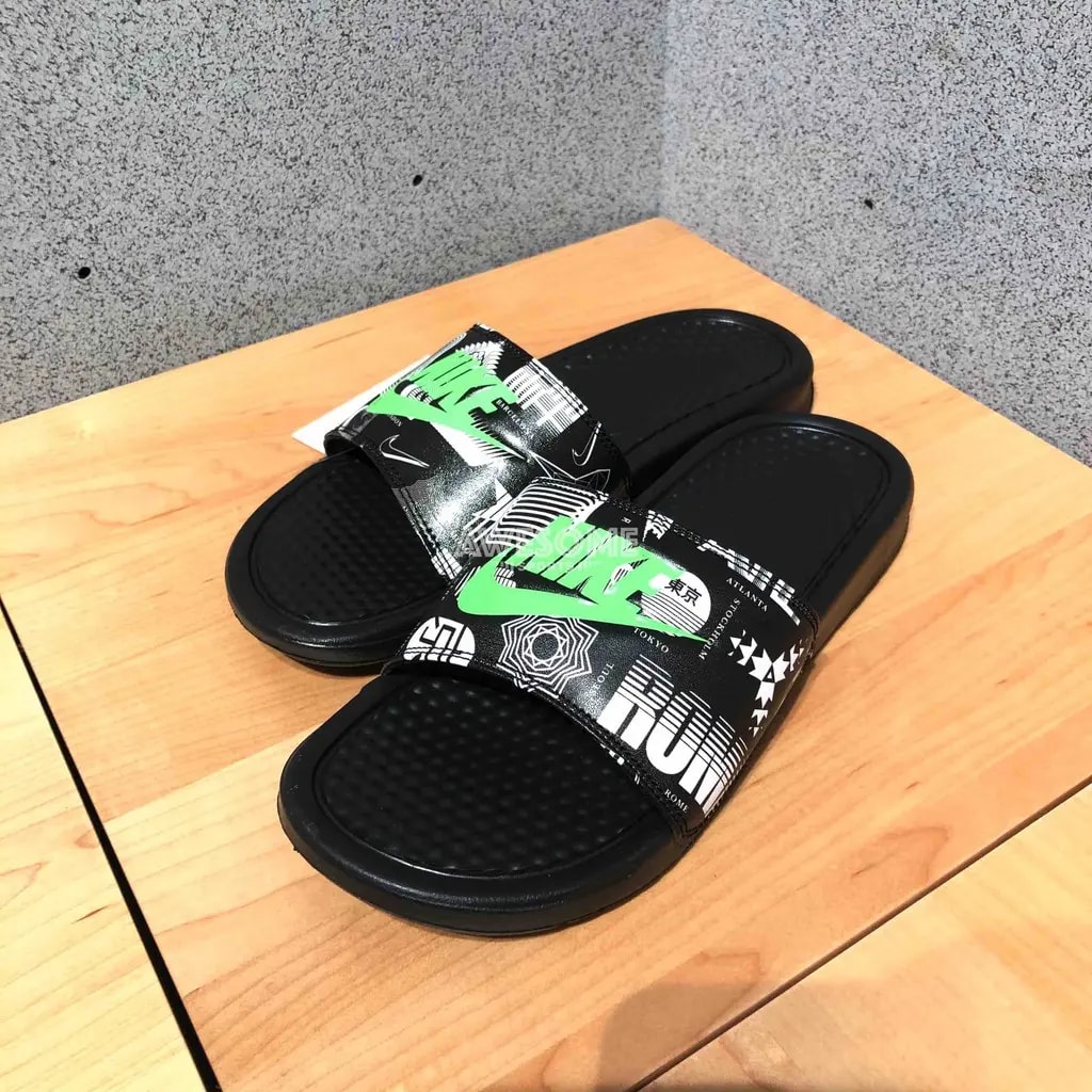 Dép Nike Benassi JDI Print Slide 'Run To Tokyo' 631261-042 — ảnh 3